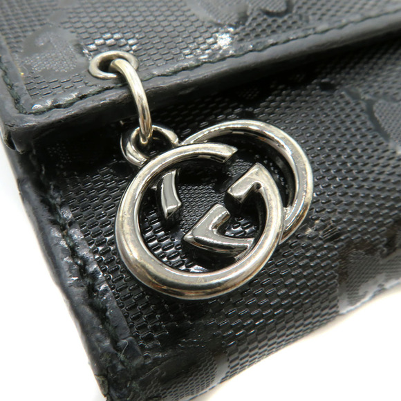 Gucci Double hook Long Wallet Black GG Imprime - Picture 6 of 8